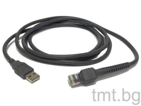 USB кабел съвместим със скенери Motorola Symbol LS2208, Motorola Symbol LS4208, Motorola Symbol DS6878, Motorola Symbol DS6708