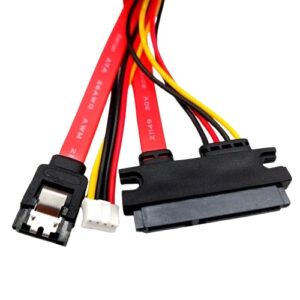 Кабел за данни и захранване SATA 7+15 To SATA 7pin с 4pin PH2.0